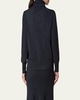 Cashmere Wide Turtleneck Knit Sweater