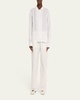 Belvoir Lace Linen Shirt