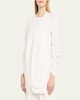 Layered Pleated-Sleeve Blazer