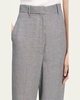 Houndstooth Classic Straight Trousers