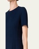 Double-Face A-Line Dress