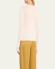 Aster Ribbed Ruffle-Cuff Top