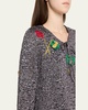 Promenade Raised Flag Crochet Cardigan