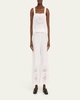 Belvoir Broderie Anglaise Lace Tank Top
