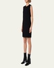 Wool Crepe Mini Dress