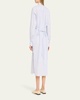 Multi Stripe Cotton Midi Shirtdress