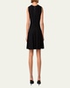 3D Star Jacquard Knit Mini Dress