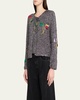Promenade Raised Flag Crochet Cardigan