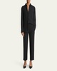 Mid-Rise Tapered Pull-On Pants