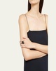 Nudo Maxi 18k Gold Ring with Obsidian and Black Diamonds