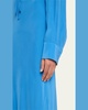 Long Crosscut Silk Dress