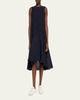 Sera Crinkle High-Low Dress