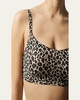 Leopard-Print Soft Stretch Padded Bralette