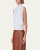 Cashmere Knit Pullover with Knot Detail