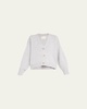 Zanzibar Cropped Wool-Cashmere Cardigan