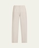High-Waist Cotton Bias Pants