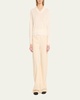 Fine Knit Layered Collared Sweater