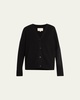 Leka V-Neck Ribbed Cashmere Cardigan