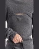 Removable Shrug Cashmere Top