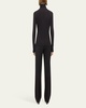 Long-Sleeve Turtleneck Top