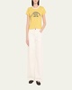 Medalist Stripe Embroidered Tee