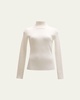 Turtleneck Long-Sleeve Rib Sweater