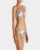 Crawford Floral Tassel-Tie Bikini Top
