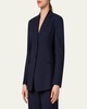 Taddeo Buttoned-Sleeve Cool Wool Jacket