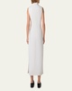 Double-Face Wool Midi Sheath Dress