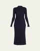 Ardor Cashmere-Blend Ribbed Midi Dress