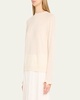 Bead-Trim Cashmere Sweater