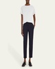 Cashmere-Blend Knit Lurex T-Shirt