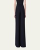 Felia Pixel Foil Embellished Double-Layer Pants