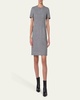 Double-Face Wool Tailored Sheath Dress