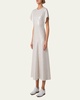 Sequined Viscose-Linen A-Line Midi Dress
