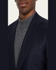 Men's Brun Wool Micro Check Suit
