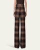 Fior Wool Flannel Wide-Leg Trousers