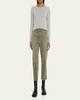 Easy Relaxed Straight-Leg Crop Trousers