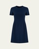 Double-Face A-Line Dress