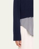3-Ply Cashmere Varsity Sweater