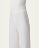 Fiyki Wide Leg Wool Double-Face Pants