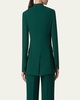 Trinity Double-Breasted Wool Crepe Jacket