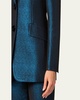 Metallic Night Sky Boyfriend Blazer