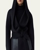 Azra Double-Face Wool Wrap Coat