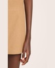 May Snap-Front Wool-Cashmere Mini Skirt