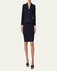 Belted Button Down Blazer