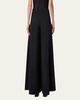 Fiorello Pleated Stretch Wool Twill Wide-Leg Pants