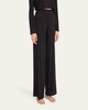 Soleil Straight-Leg Cotton Lounge Pants