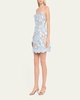 Bouquet Maraya Floral Applique Mini Dress
