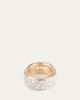 Iconica 18K Rose Gold Small Diamond Pave Band Ring